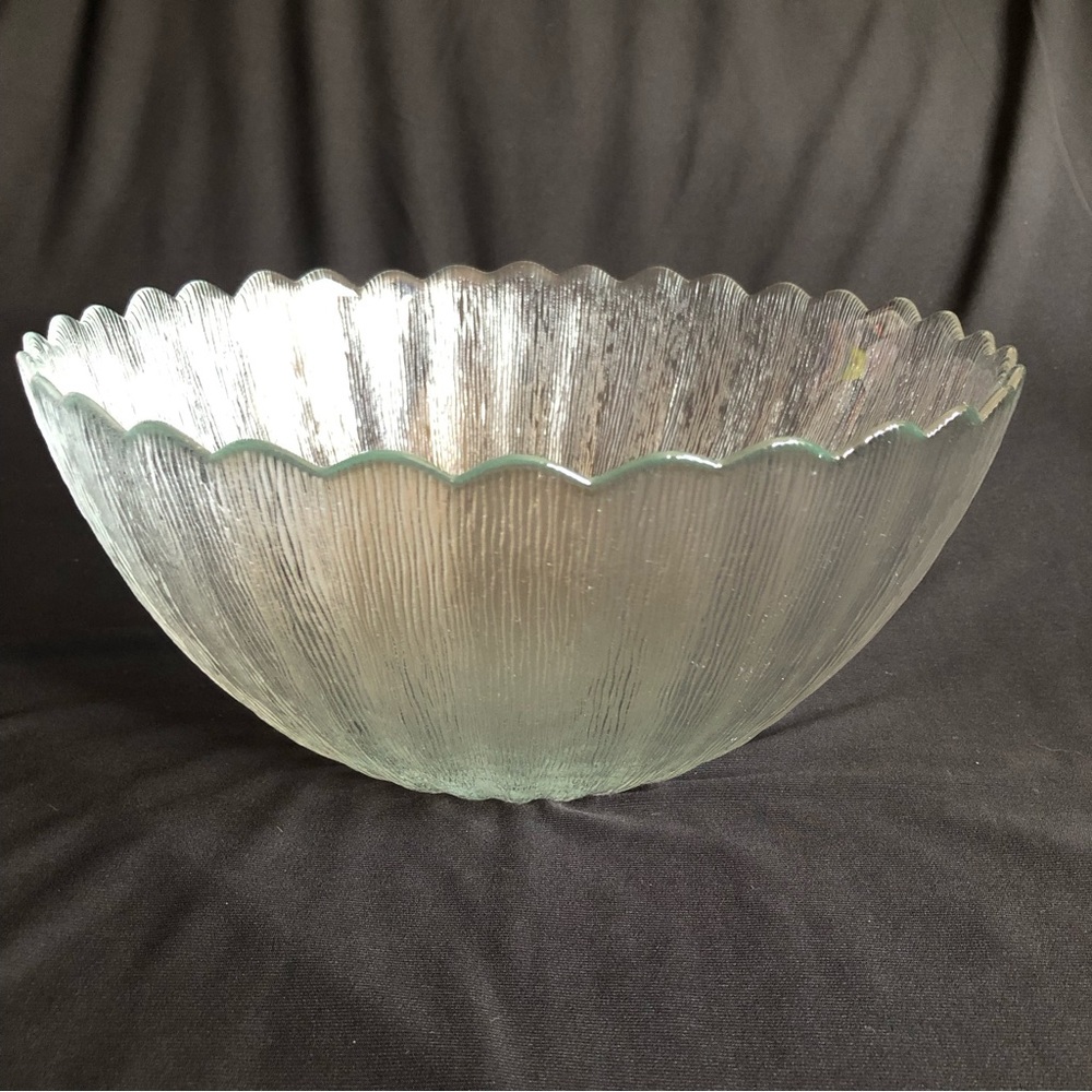Vintage Scalloped Edged 12” Serving Bowl - Picture 3 of 14
